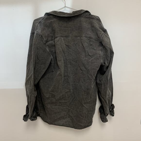 Men’s Allsaints Burlington Long Sleeve Denim Shirt Designer Size XXL - Picture 4 of 5